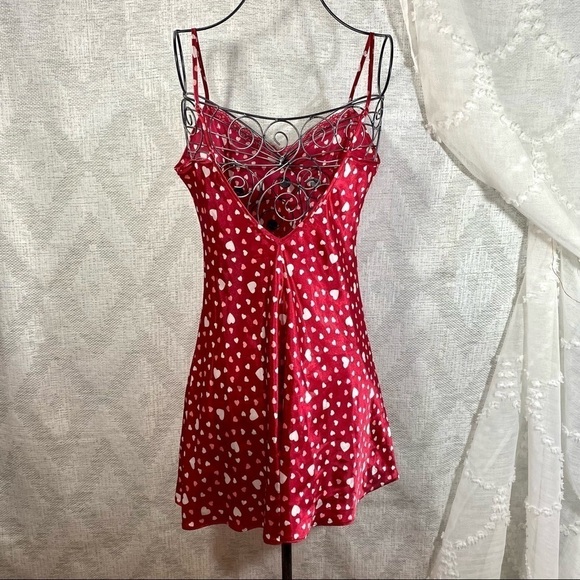 Delicates heart print red slip size S - Picture 7 of 8